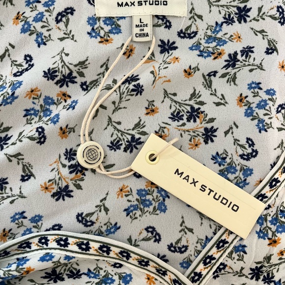 NWT Max Studio Women’s Wrap Shirt - Picture 8 of 10